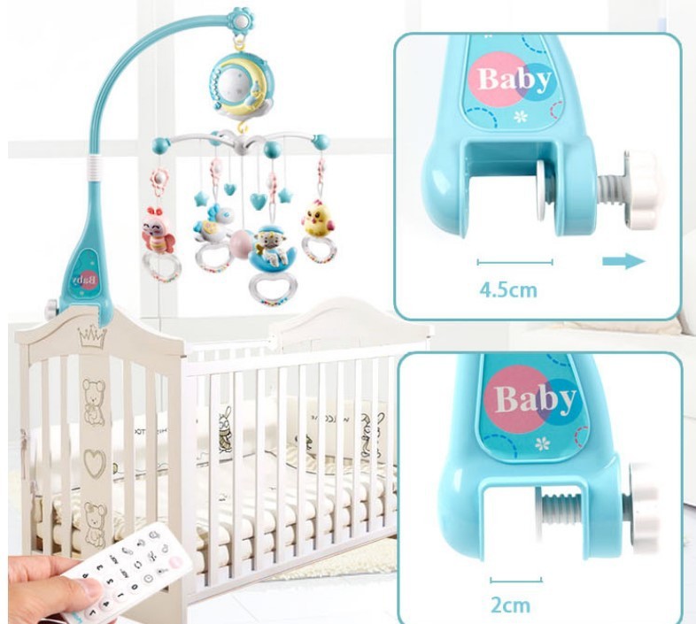 Baby music bedside bell projection