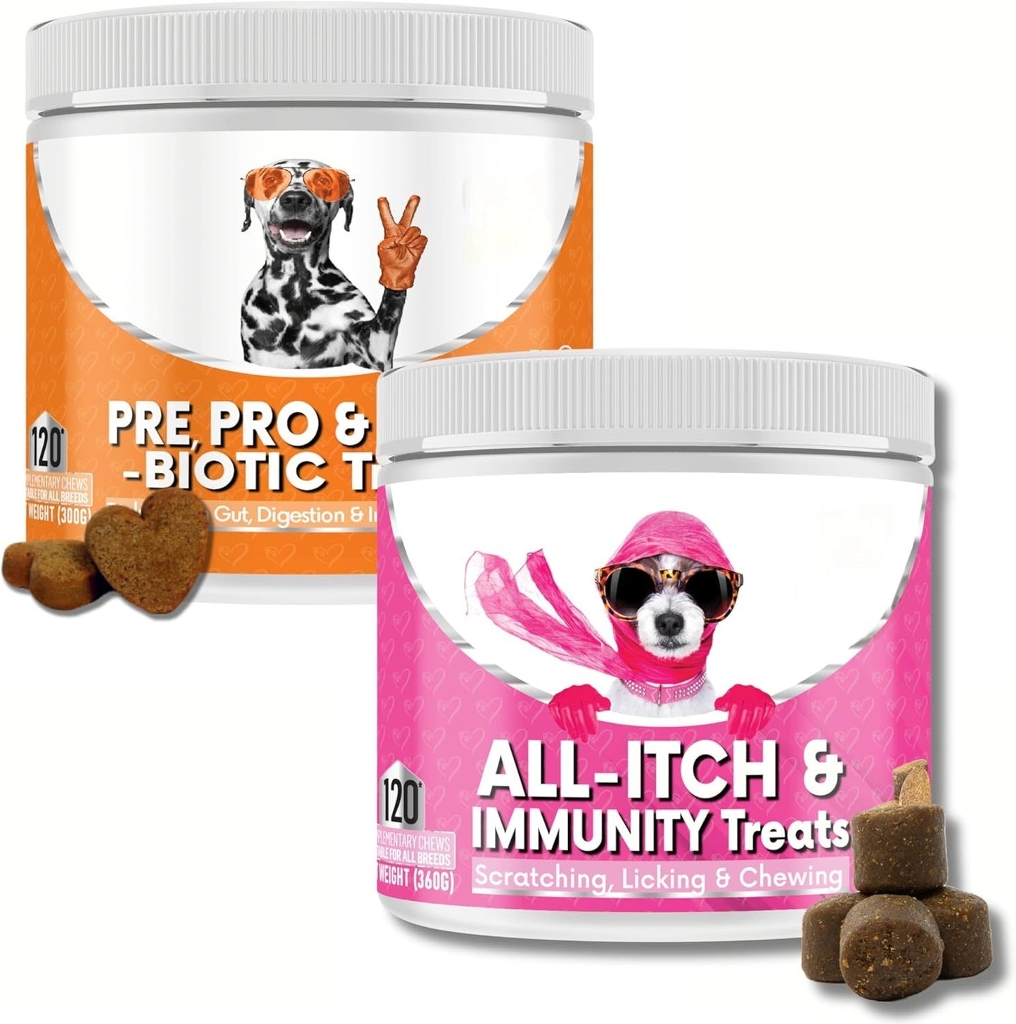 Dog Probiotics Digestive Snacks - Intestinal Health Support