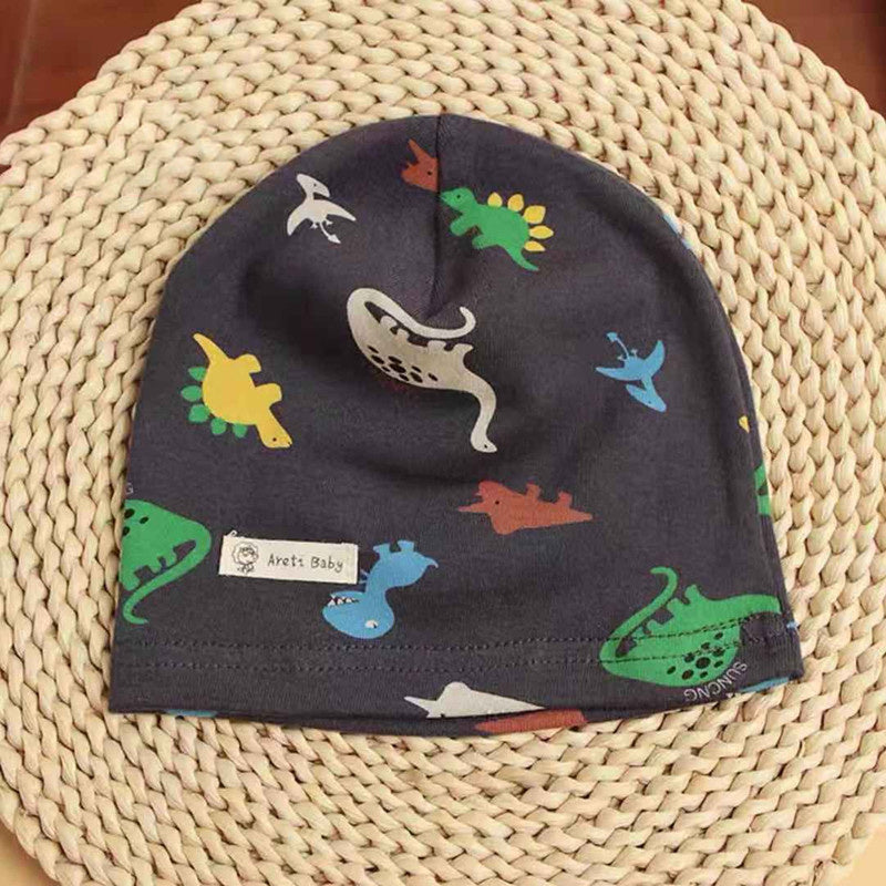 Infant Cotton Printed Warm Ear Protection Hat