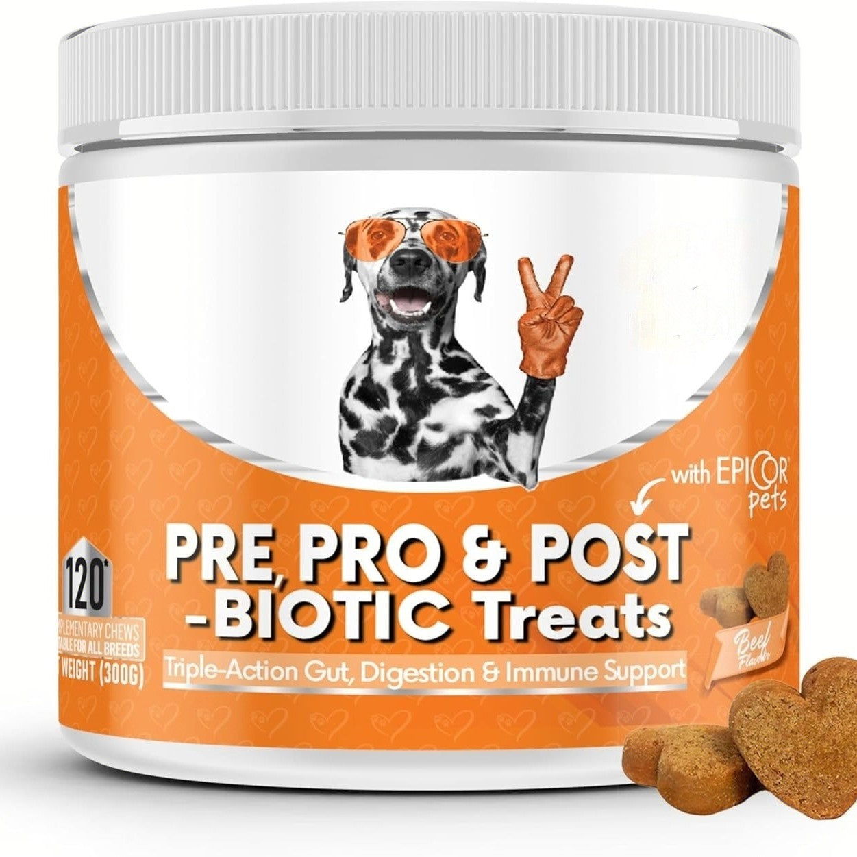 Dog Probiotics Digestive Snacks - Intestinal Health Support